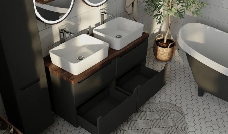 Столешница Jorno Wood 120 Wood.06.120/DW темное дерево
