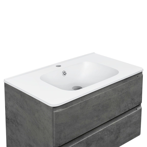 Раковина Vincea VCB-2VP800W из искусственного камня, цвет белый