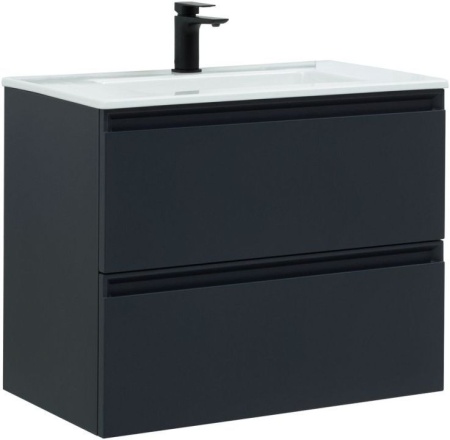 Тумба с раковиной Allen Brau Eclipse 80 1.E1002.AM антрацит матовый