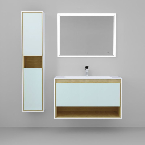Зеркало Jorno Glass 100 Gla.02.92/W