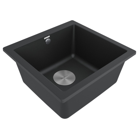 Мойка GERA 50, IT-GRANIT, PM104546-AN, антрацит, 445х460, подст. мон. Paulmark