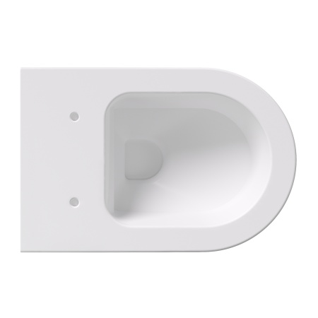 Alice Унитаз Unica 520х350, подвесной, безободковый, смыв aliflush+, белый матовый (без сиденья)