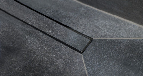 Душевой поддон под плитку Confluo Board UNI 1200 со встроенный лотком Frameless Line 550, Pestan 40007822SS