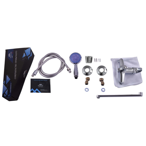 Смеситель для ванны FASHUN A2216N, хром