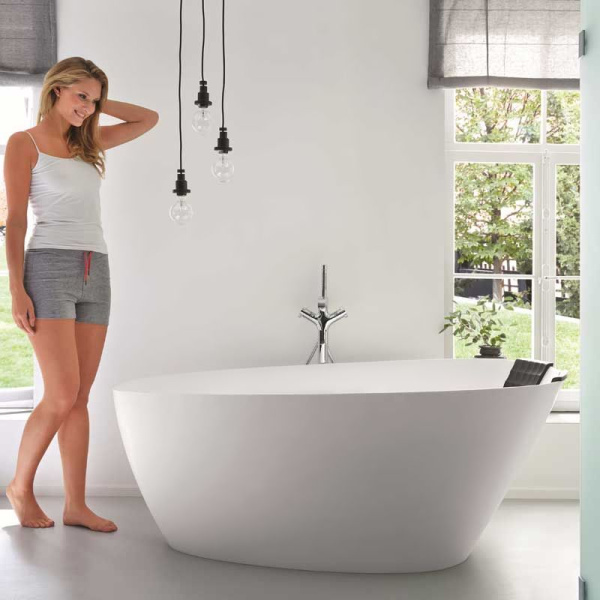 Ванна из искусственного мрамора Riho Toledo 158х110 BS5500500000000