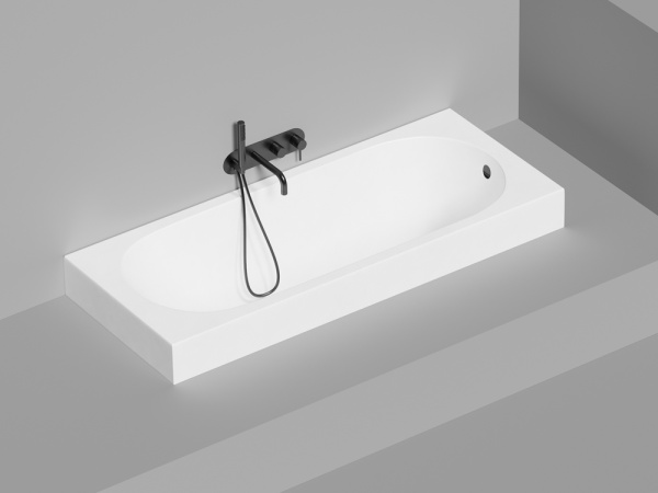 Ванна встраиваемая Salini ORNELLA 170x70 покраска по RAL полностью, S-Sense, матовый 102313MF