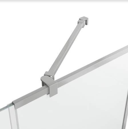 Шторка на ванну стеклянная D&K Matrix DG1109001