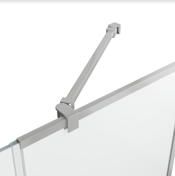 Шторка на ванну стеклянная D&K Matrix DG1109001