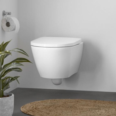 Duravit D-Neo Унитаз подвесной 37x54 см, безободковый, в комплекте с сиденьем, цвет: белый 45770900A1 (2577090000+0021690000)