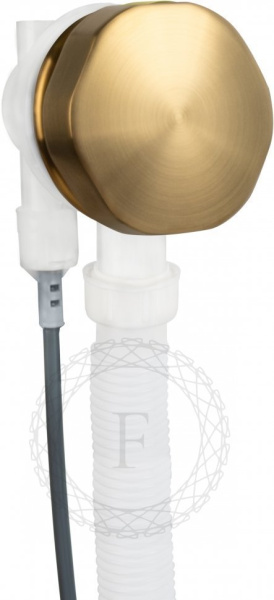 Сифон для ванны полуавтоматический FILARETE FL80 (золотой брашированный)