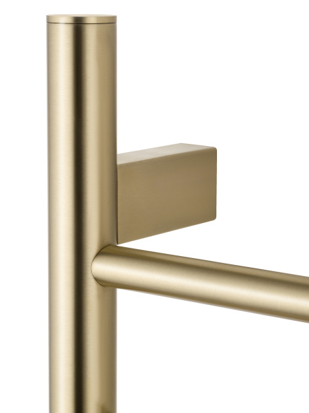 Полотенцесушитель электрический WONZON & WOGHAND, Брашированное золото (WW-AL409-BG)