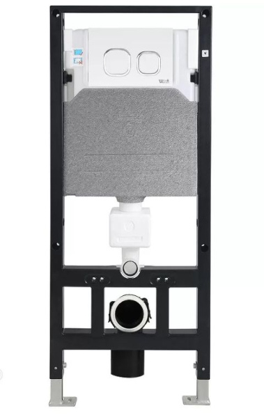 Унитаз с инсталляцией WeltWasser AMBERG 506 + MERZBACH 004 MT-WT + AMBERG RD-WT