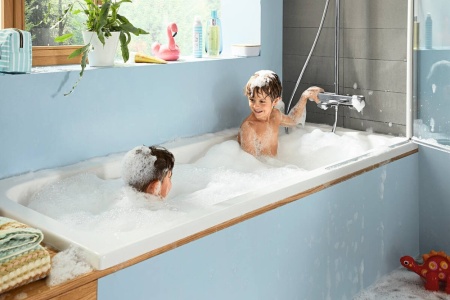 Hansgrohe Croma E Showerpipe 280 1jet Душевой набор с термостатом для ванны хром 27687000