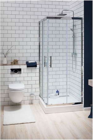 Душевой уголок Aquanet Delta Cube NPE1142 90x90, прозрачное стекло