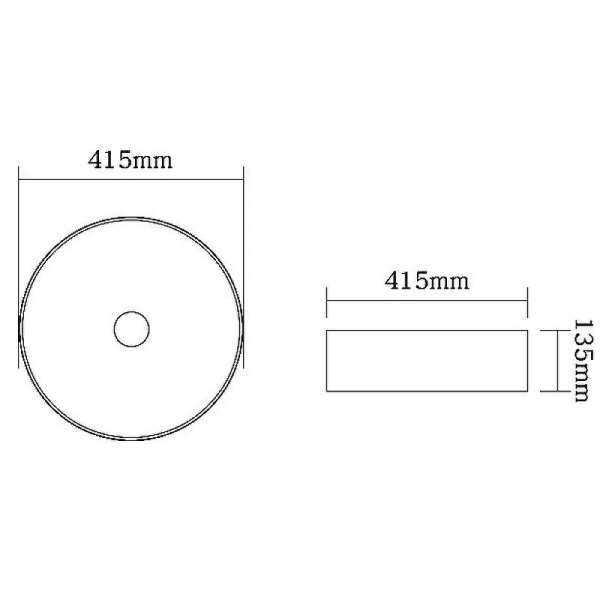 Раковина керамическая (накладная)  SantiLine SL-7021