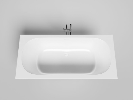 Ванна встраиваемая Salini ORNELLA AXIS KIT 190x90, S-Sense, глянцевый белый 103512G