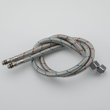 Смеситель для кухни с гибким изливом и режимом душ FRAP F4044-6, черный