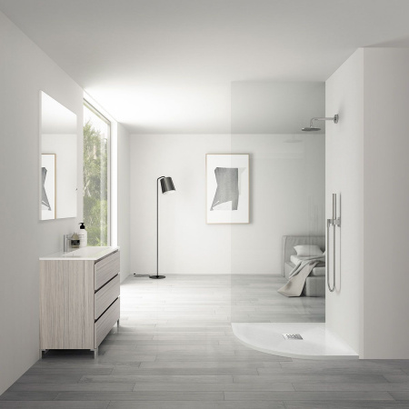Поддон для душа из искусственного камня Vincea VST-4SQ9090W, 900*900*25, белый матовый