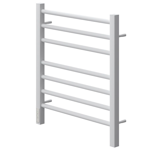 Полотенцесушитель электрический Point PN70756W П7 500x600, диммер слева, белый