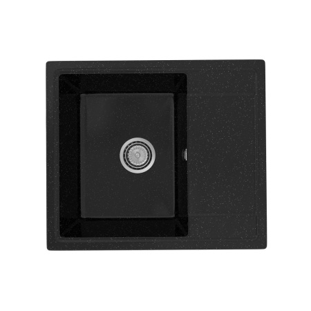Кухонная мойка Practik PR-575-004 (без сифона), черный оникс