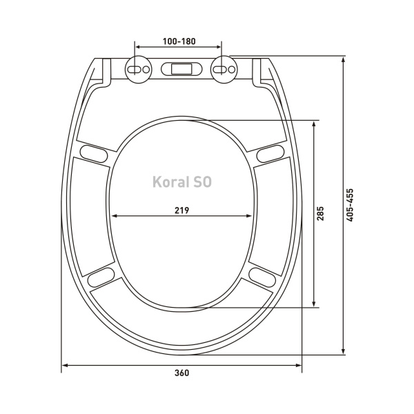 Сиденье BERGES Koral SO