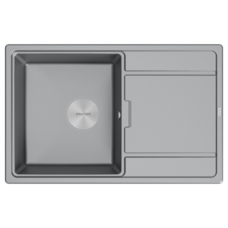 Мойка FLUGEN 50-780, IT-GRANIT, PM217850-GRM, серый металлик, 780х500 мм, Paulmark
