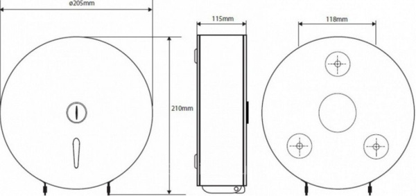 Держатель туалетной бумаги Bemeta Hotel 148112055