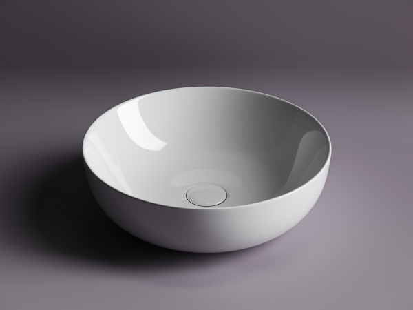 Умывальник чаша накладная круглая Элемент (Element) 420x420x130мм