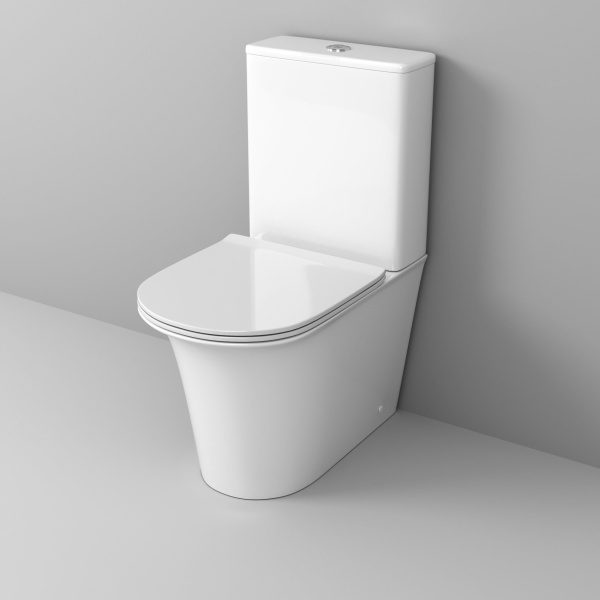 Унитаз Grossman Galaxy GR-4469S (610х365х830) напольный безободковый с тонкой крышкой