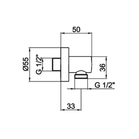 Шланговое подключение Webert Comfort AC0344015