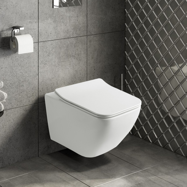 Унитаз подвесной WesnaArt OCEAN 207-OCE12, белый