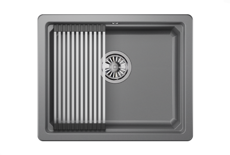 Мойка для кухни Granula Kitchen Space 5501U алюминиум, 55х45 см, прямоугольная