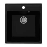 Кухонная мойка Ulgran Quartz Forte 460-07, уголь
