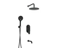 A177471 Встраиваемый комплект для ванны WasserKRAFT с верхней душевой насадкой, лейкой и изливом