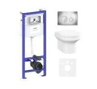 Комплект инсталляции и унитаза 6 в 1 Lavinia Boho Grance Hill Rimless 87561006