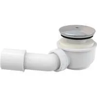 Выпускной комплект для душевого поддона Alcaplast заниженный, хромированный пластик, A471CR-60