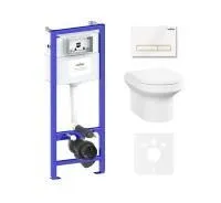 Комплект инсталляции и унитаза 6 в 1 Lavinia Boho Grance Hill Rimless 87561023