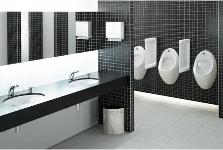 Писсуар VitrA Arkitekt 4106B003-5200 с сенсорным смывом, питание от батарейки