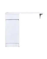 Тумба под стиральную машину без раковины Orange Sistema STK-40TUW, белый