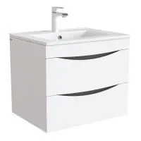 Тумба с раковиной IDDIS Cloud 60 подвесная белая CLO60W0i95K