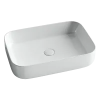 Умывальник Ceramicanova чаша накладная прямоугольная Element 600x420x140мм