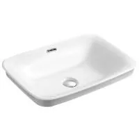 Раковина керамическая (врезная сверху)  SantiLine SL-2105