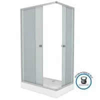 Душевой уголок Niagara Eco NG-018-14Q (1000х800х1950) низкий поддон