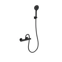 Смеситель для душа с термостатом WONZON & WOGHAND, Черный матовый (WW-B1005-A-MB)