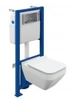 Комплект Cersanit CREA SQUARE CO DPL EO slim инсталляция LINK PRO, 63997