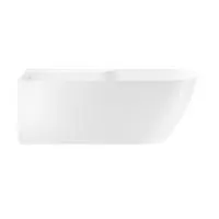 Акриловая ванна в наборе 3 в 1: отдельностоящая ванна (левый разворот), ножки, экран Wellsee Camellia 2.0 236201000