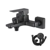 Смеситель для ванны WesnaArt NARCIS NAR06-310BL-25201, черный