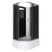 Душевая кабина Niagara Classic NG-2510-14RBK 120х80х200, высокий поддон 40 см, стекло тонированное