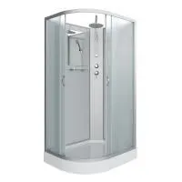 Душевая кабина Niagara Classic NG-3312-14RBKT 120х80х210-240, низкий поддон 13 см, стекло матовое