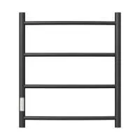 Полотенцесушитель электрический Point PN04756B П4 500x600 диммер слева, черный